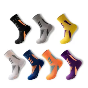 Breathable Sweat-Wicking Towel Bottom Sports Socks