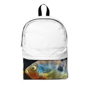 Brown and Orange Fish Unisex Classic Backpack