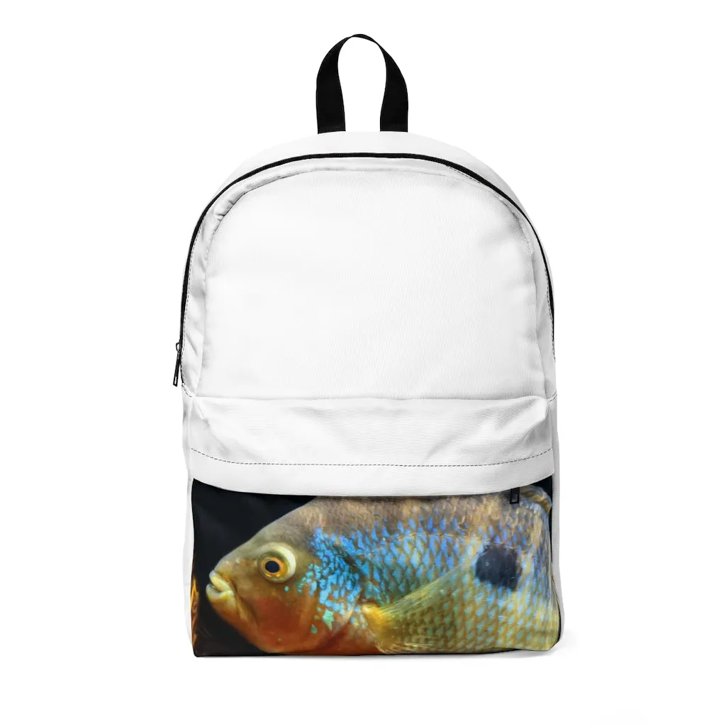 Brown and Orange Fish Unisex Classic Backpack