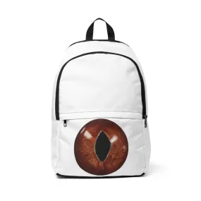 Cat Eyes Unisex Fabric Backpack