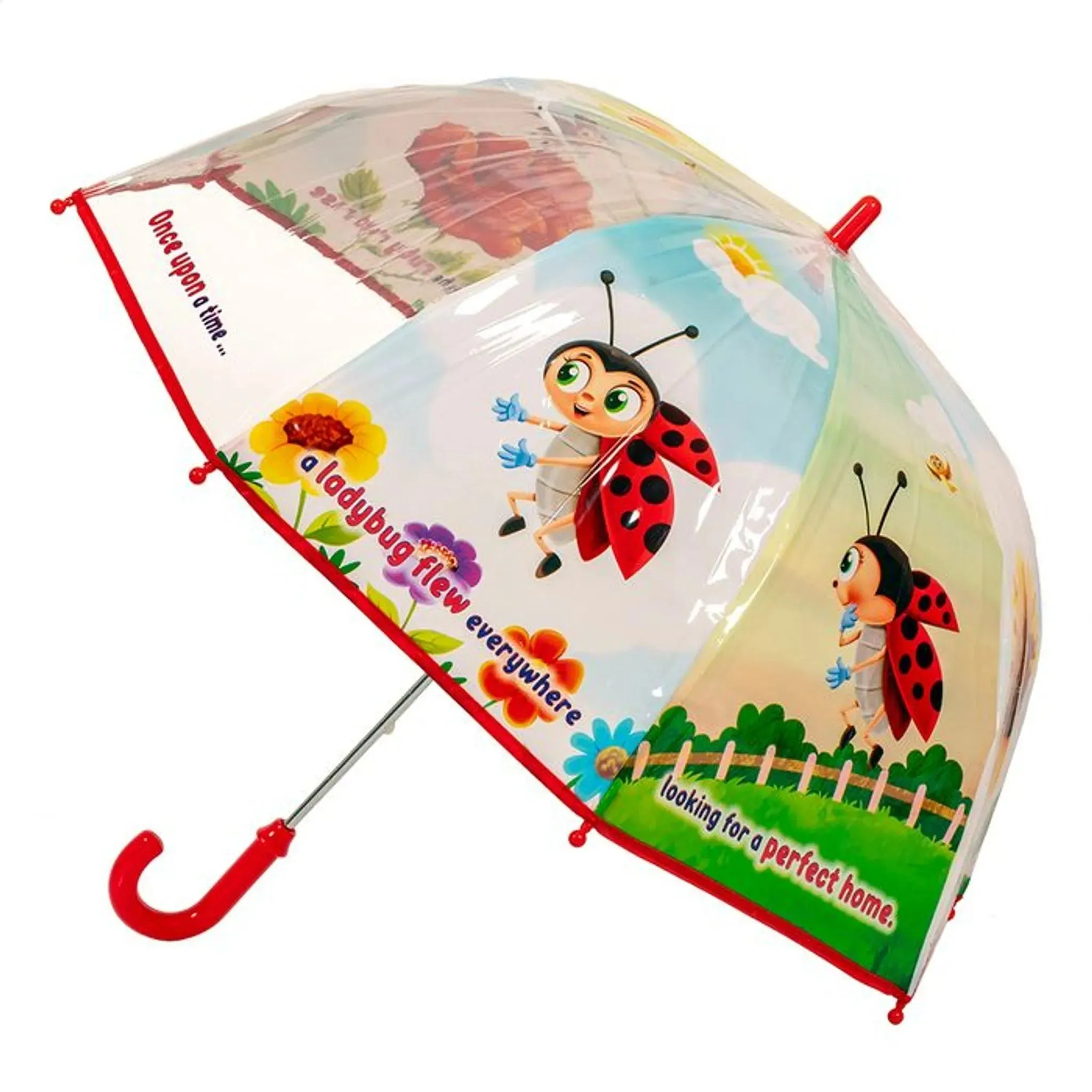 Childrens Umbrella Once Upon A Time Ladybug