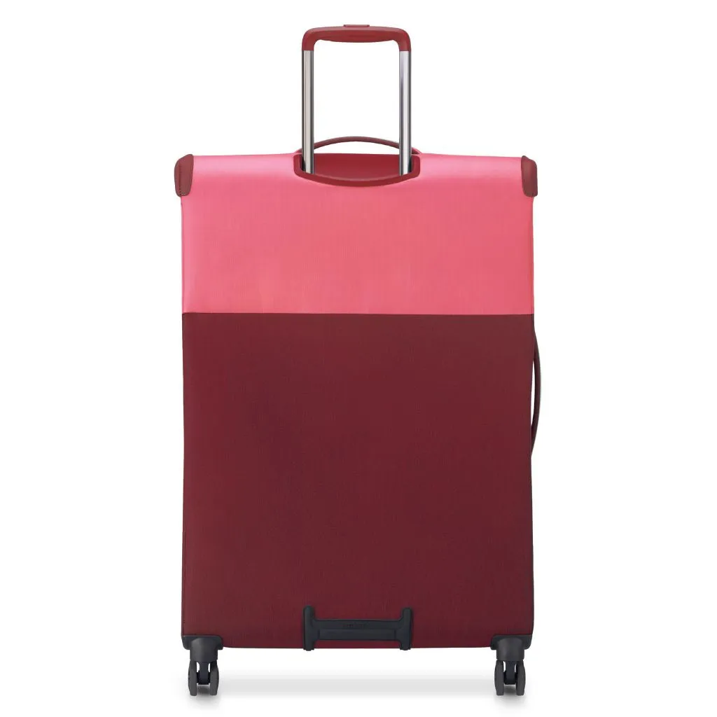 Delsey BROCHANT 3.0 78cm Large Softsided Luggage - Pink