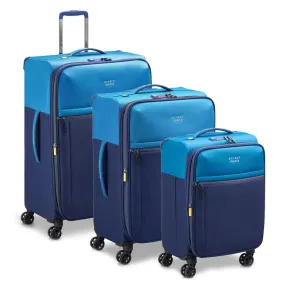 Delsey BROCHANT 3.0 Softsided Luggage Set - Ultramarine Blue