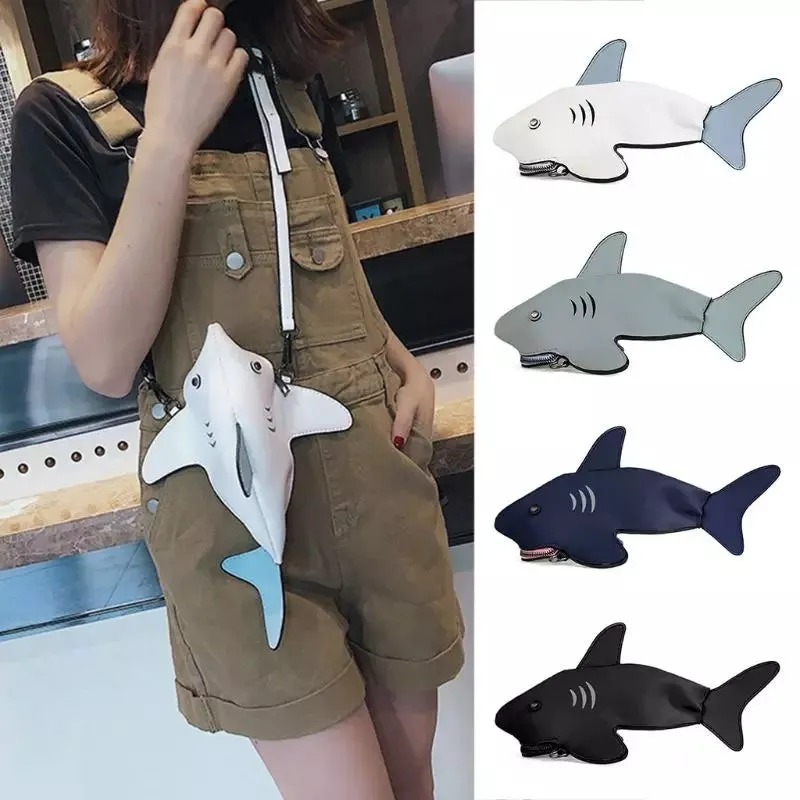 Funny Shark Women Shoulder Bags