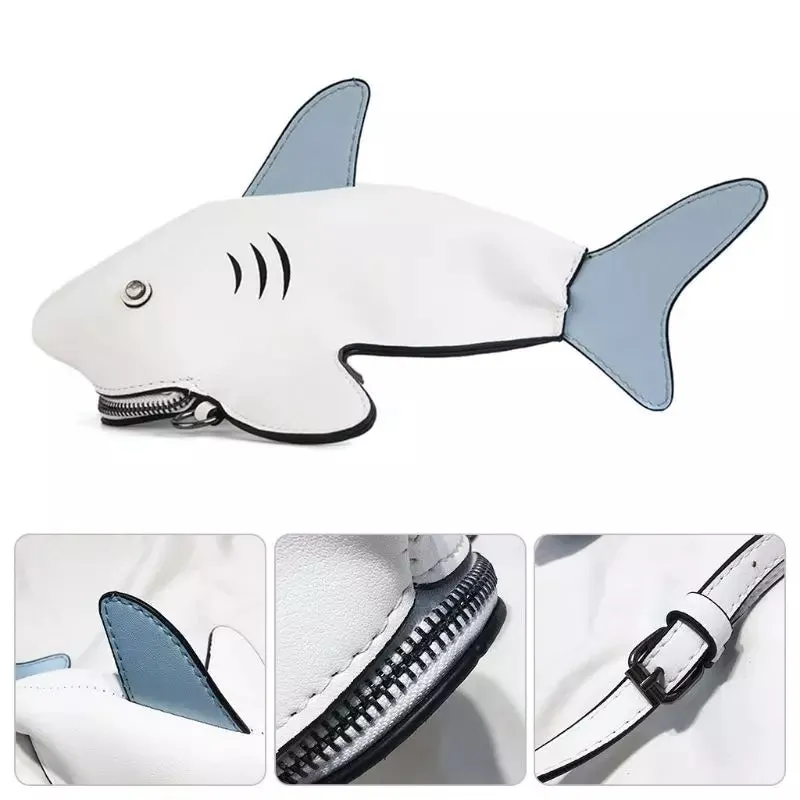 Funny Shark Women Shoulder Bags