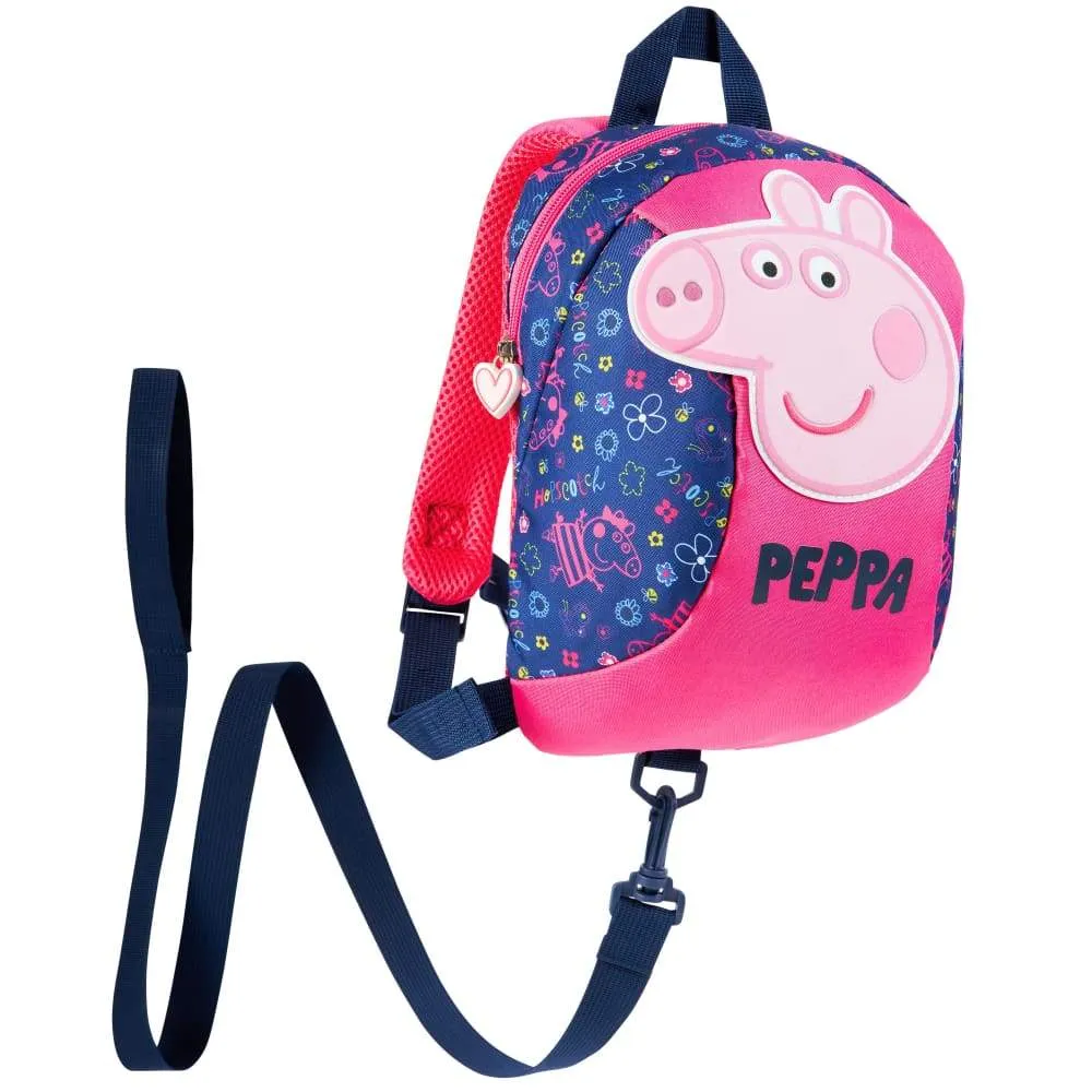 Peppa Pig Backpack with Reins - Safety Reins for Toddlers Girls