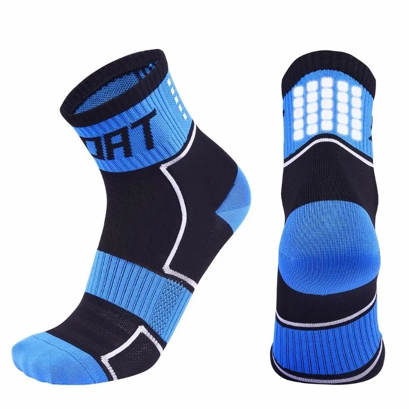 Professional Reflective Cycling Breathable Sports Socks