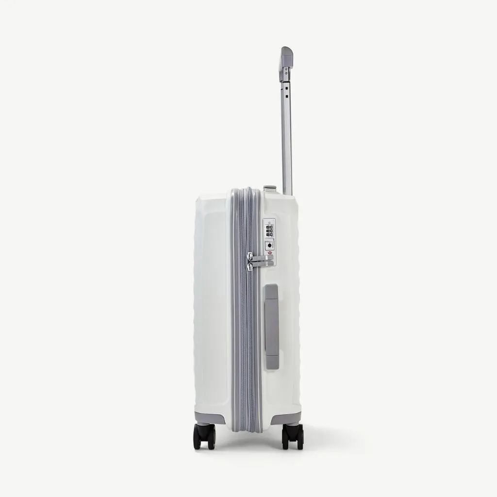 Rock Sunwave 3 Piece Set Expander Hardsided Luggage - White