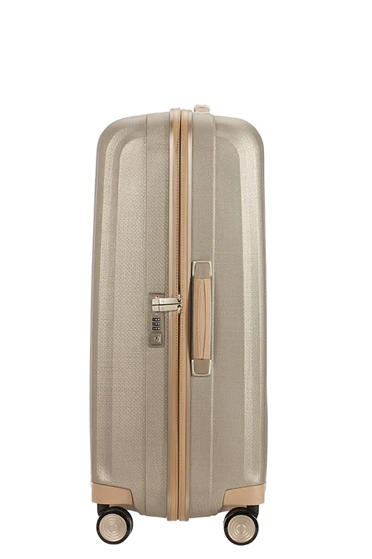 Samsonite - Lite Cube Prime 76cm Medium 4 Wheel Hard Suitcase - Matt Ivory