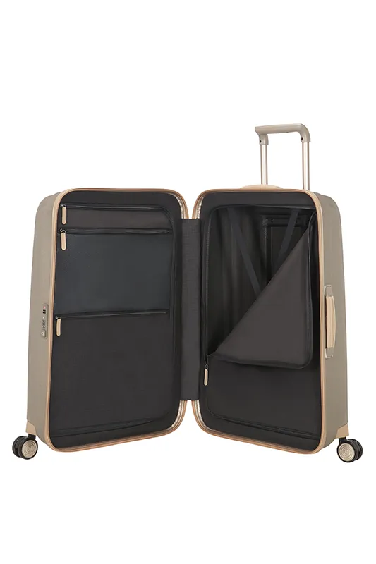 Samsonite - Lite Cube Prime 76cm Medium 4 Wheel Hard Suitcase - Matt Ivory