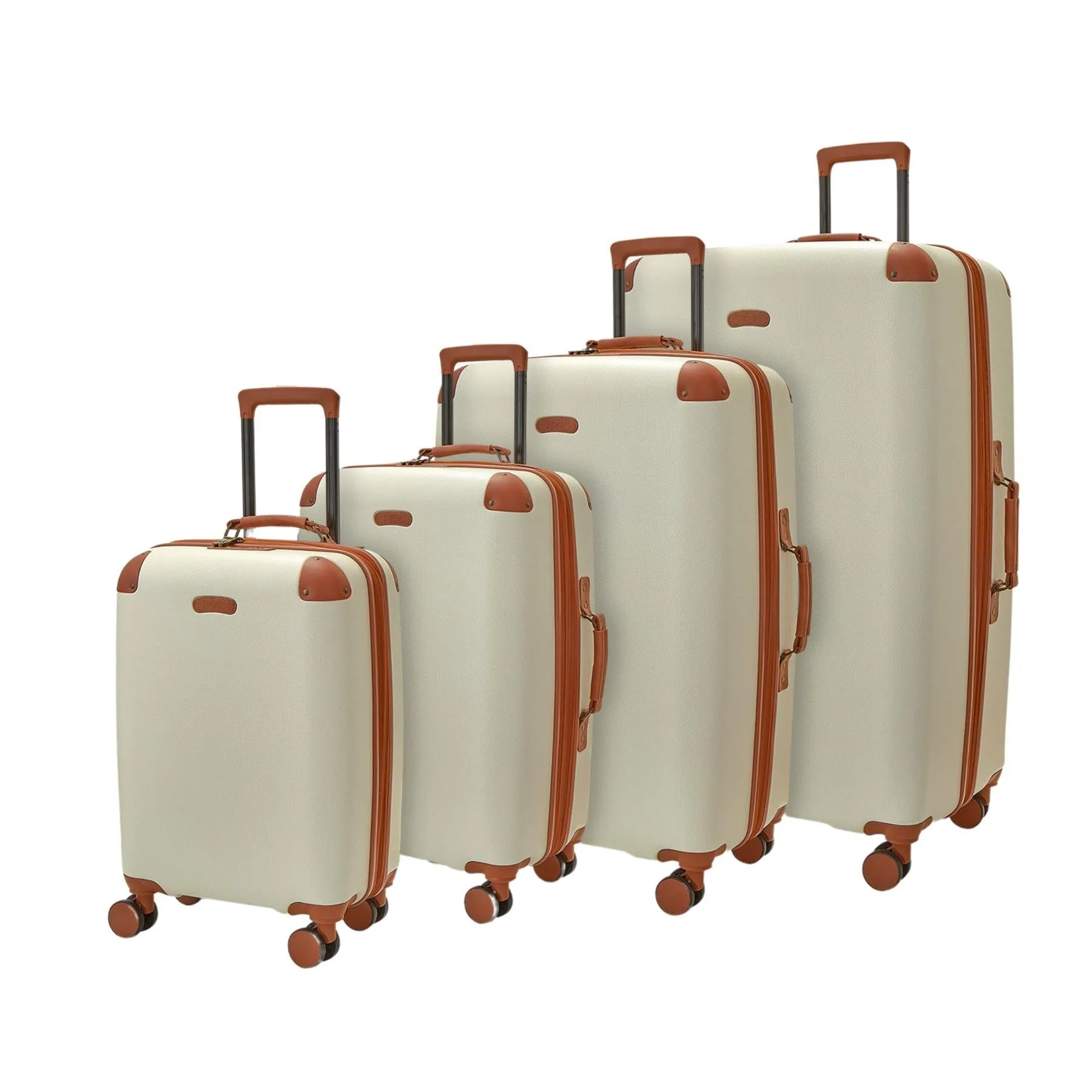 Set of 4 Luggage Suitcase Travel Bag Carry On Hand Cabin Check in Lightweight Expandable Hard-Shell 4 Spinner Wheels Trolley Set